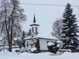 Kaple v zimě